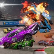 تحميل لعبة Demolition Derby 3 مهكرة للأندرويد مجاناً 2025 MOD APK