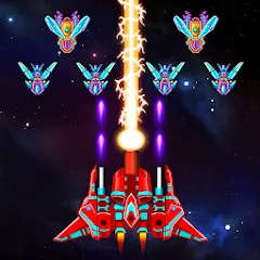 تحميل لعبة Galaxy Attack: Alien Shooter مهكرة للأندرويد مجاناً 2025 MOD APK