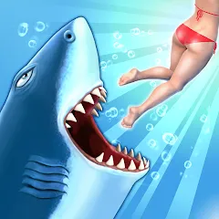 تحميل لعبة Hungry Shark Evolution مهكرة للأندرويد مجاناً 2025 MOD APK