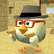 تحميل لعبة Chicken Gun مهكرة للأندرويد مجاناً 2025 MOD APK