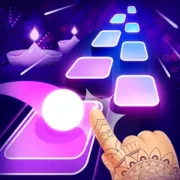 تحميل لعبة Tiles Hop: EDM Rush مهكرة للأندرويد مجاناً 2025 MOD APK