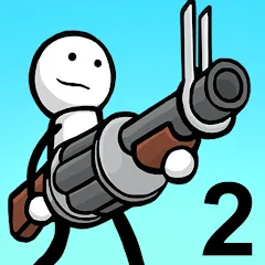 تحميل لعبة One Gun Stickman 2 Offline Games مهكرة 2025 أخر إصدار APK مجاناً