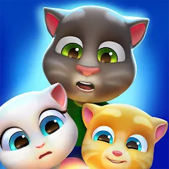 تحميل لعبة My Talking Tom Friends مهكرة 2025 أخر إصدار APK مجاناً